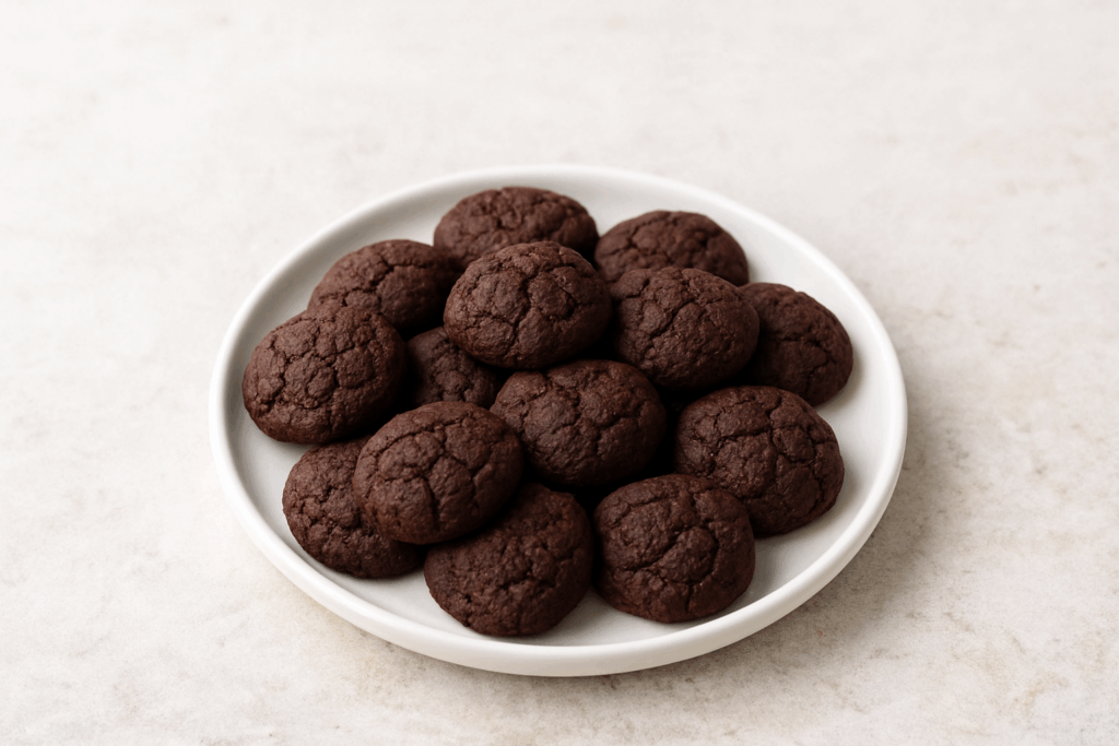 Pompoen–cacaokoekjes (ca. 20 stuks)